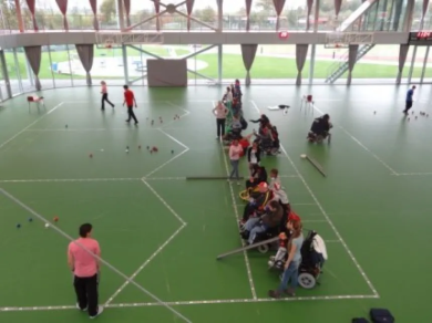 Sfeerimpressie van Boccia bij Sportclub Only Friends