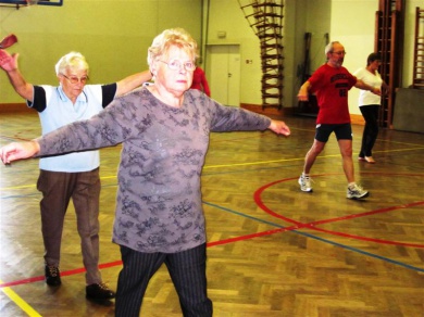 Sfeerimpressie van Conditietraining voor ouderen bij  Combiwel