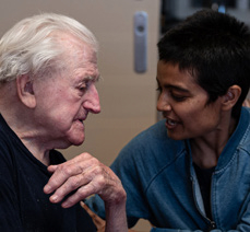 Sfeerimpressie van Contact met mensen met dementie via de methode Stem en Luister bij  Zorggroep Amsterdam Oost (ZGAO)