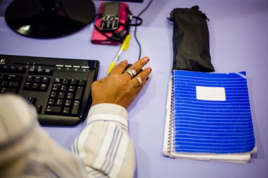 Sfeerimpressie van Cybercafé bij Cybersoek