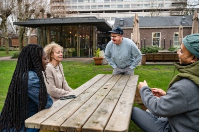 Sfeerimpressie van EDchat bij  TEAM ED