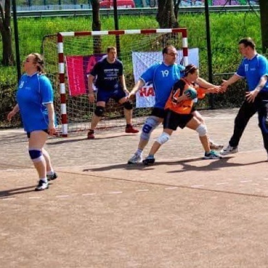 Sfeerimpressie van Handballen voor mensen met een verstandelijke beperking  bij  Westsite