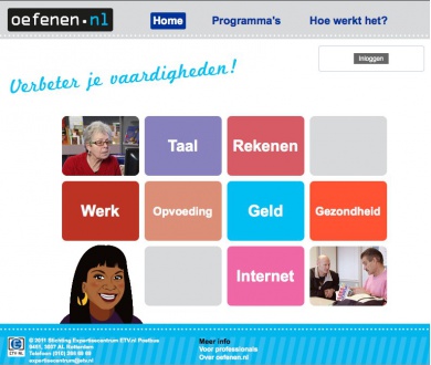 Sfeerimpressie van Oefenen.nl: Oefenen met lezen, schrijven, rekenen en internetten bij  ETV.nl Haaglanden