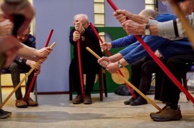 Sfeerimpressie van Ontspannings- en welzijnsactiviteiten senioren bij  Cordaan