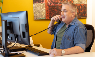 Sfeerimpressie van Receptionist Kantoorlocatie bij HVO-Querido