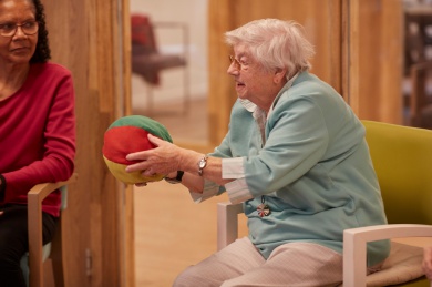 Sfeerimpressie van Sporten en bewegen voor ouderen bij  Cordaan